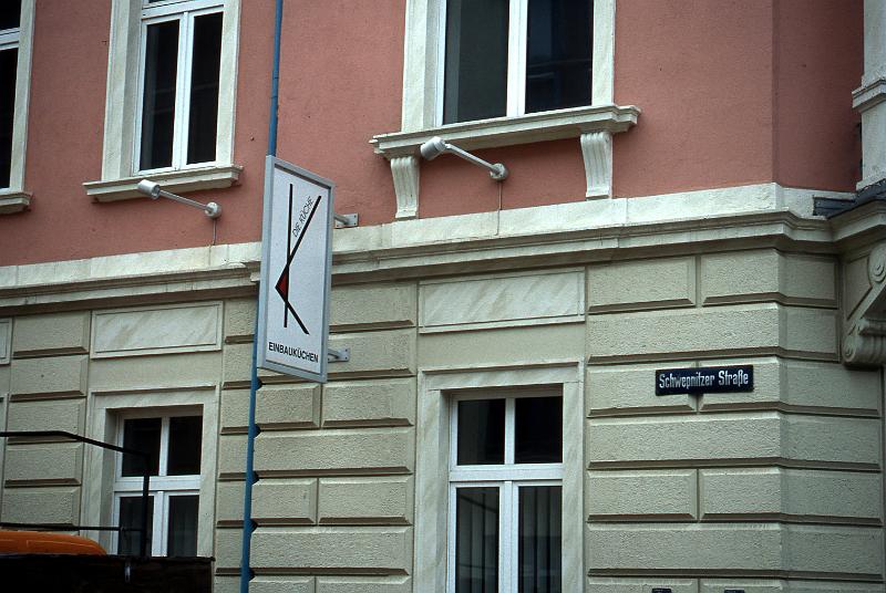 Dresden-Äußere Neustadt, Schwepnitzer Str., 1996.jpg - 1996 zerstört